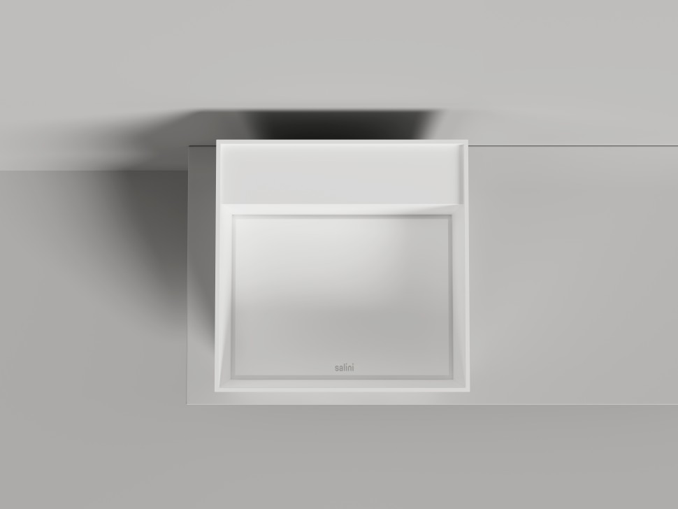 Раковина накладная ARMONIA SQUARE TOP 03   без отверстия под смеситель 450х450х450 S-Stone Матовое