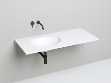 Раковина встраиваемая MAREA 11 в цвете по RAL 550х400х135 S-Stone Матовое