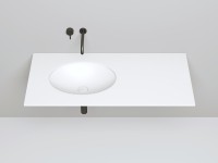 Раковина встраиваемая MAREA 11  в цвете по RAL 550х400х135 S-Stone Матовое