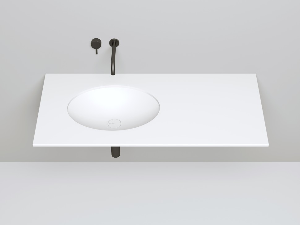 Раковина встраиваемая MAREA 11  в цвете по RAL 550х400х135 S-Stone Матовое