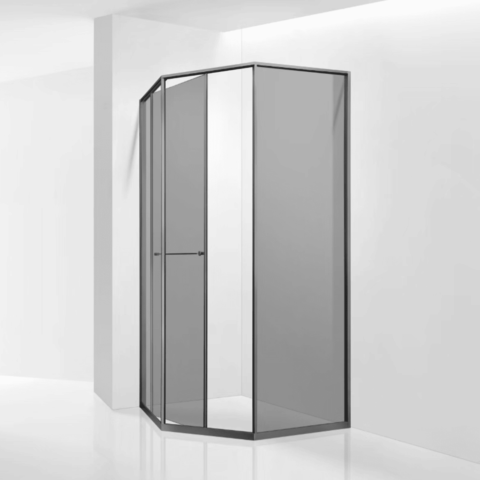 Душевой уголок RGW SV-82Gr "R" (Тонированное, 1000x1000)