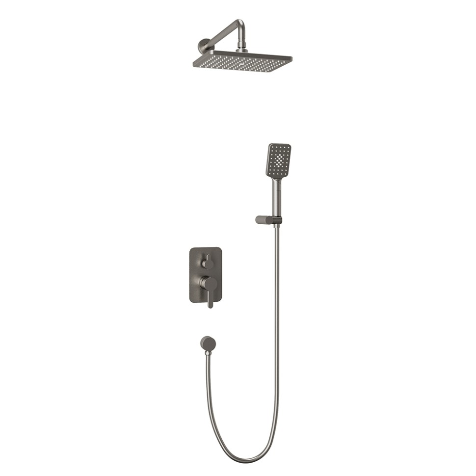 Встраиваемая душевая система VERONA, Графит брашинг