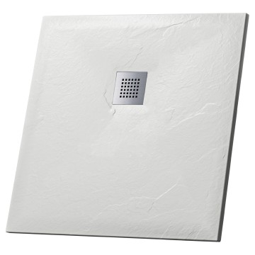 Душевой поддон Grossman Strong GR-S1100100Q (100х100) из искусственного камня,квадрат,белый,1 место