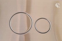 Кнопка для инсталляция DC/2-013 темная бронза