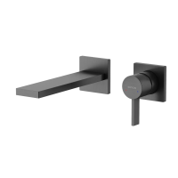 Смеситель для раковины SANCOS Linn c внутренней частью, вороненая сталь, арт. SC9021GG