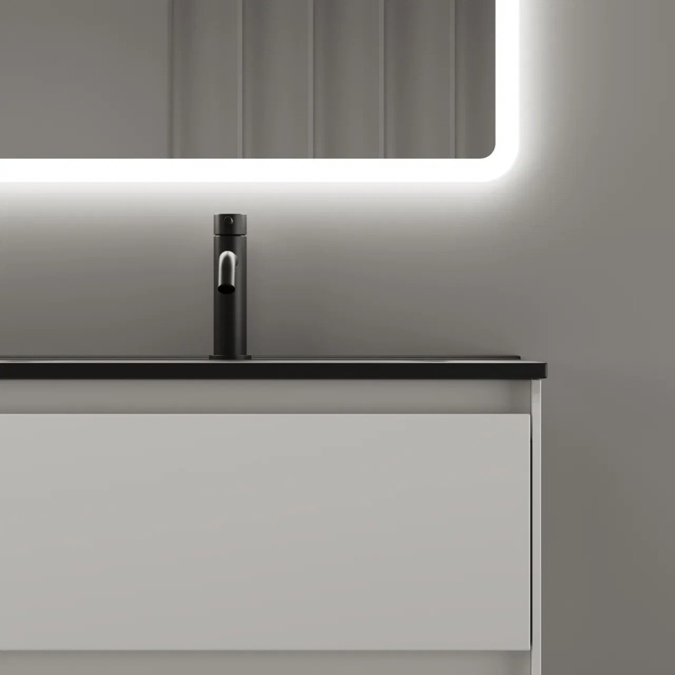 Тумба подвесная SANCOS Cento 1190х450х500, c двумя ящиками оснащенными доводчиками, белый глянец, арт. CN120-2W