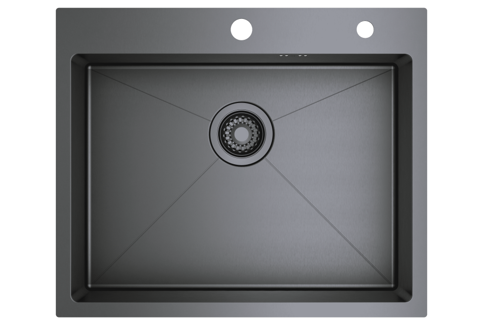 Мойка - профессиональная ручная работа Raglo, графит R701