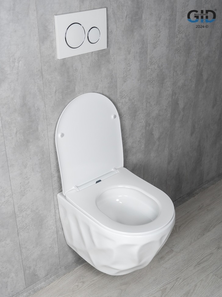 Унитаз подвесной Tornado Gid Tr2196TFX 62263Y белый 49x35.5x34