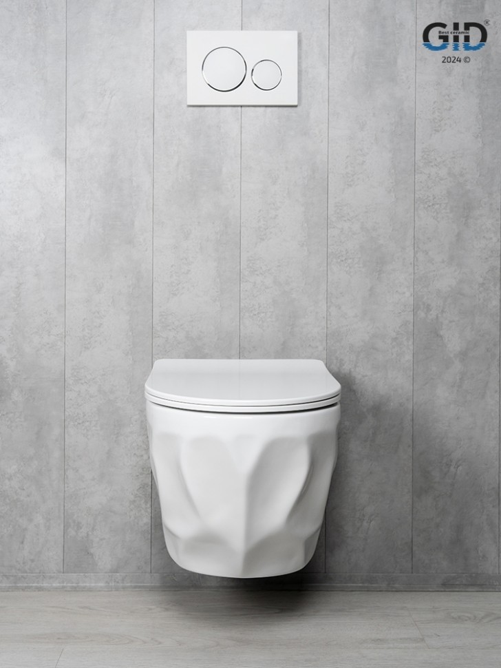 Унитаз подвесной Tornado Gid Tr2196TFX 62263Y белый 49x35.5x34