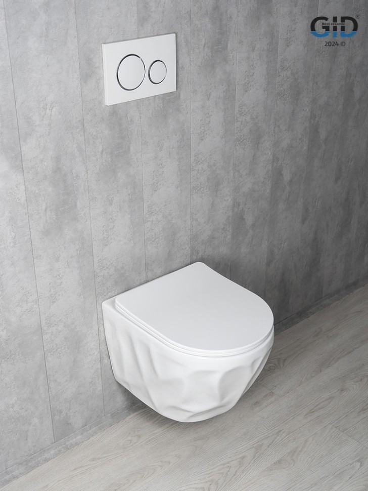 Унитаз подвесной Tornado Gid Tr2196TFX 62263Y белый 49x35.5x34