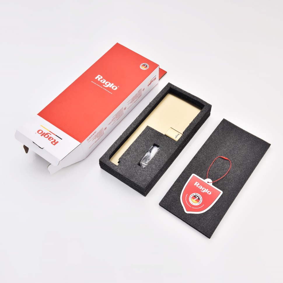 Бумагодержатель с полочкой для телефона Raglo сатин золото