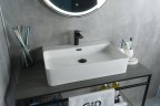 Раковина Gid N9256 51172 накладная белая 60x42x14