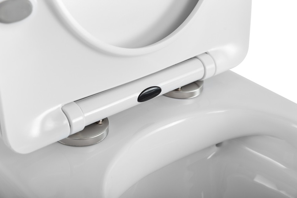 Унитаз подвесной безободковый с сиденьем BelBagno UNO 2.0 BB7306CHR/SC