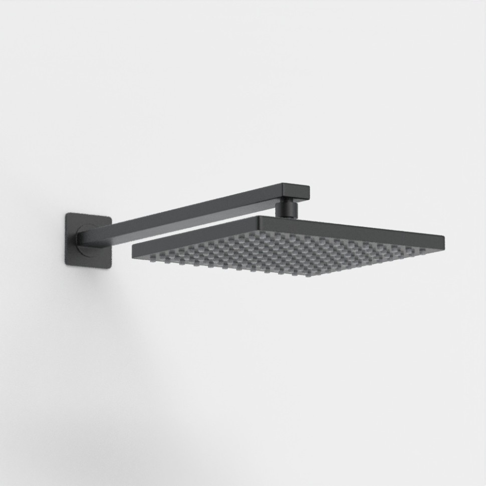 Душевой комплект BERGES NARDIS 3S BLACK, черный матовый