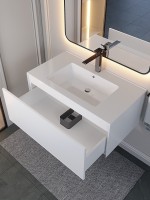 Тумба под раковину 85 см, Uperwood Parma Premium, белая