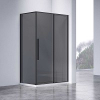 Душевой уголок Slim-N VSR-4SN8011CGB, 1100*800, хром, стекло тонированное