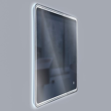 Зеркало LED VLM-3MA800 800х600 c сенсорным выключателем и диммером