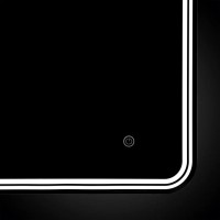 Зеркало LED VLM-3MA800 800х600 c сенсорным выключателем и диммером