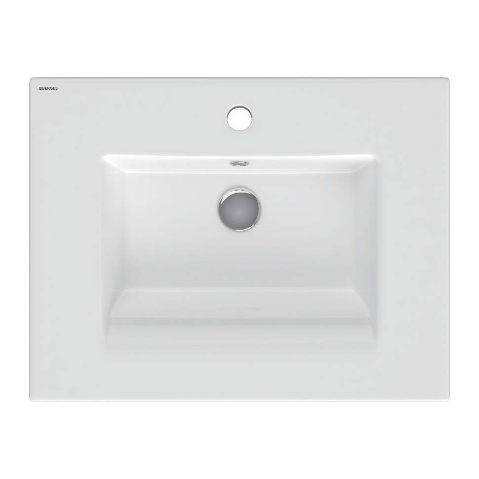 Раковина BERGES Ego встраиваемая/навесная, 61х47,5 см