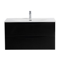 База под раковину подвесная BelBagno MARINO-CER-N-900-2C-SO-NL-P