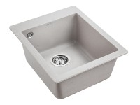 Мойка KANTE 40, IT-GRANIT, PM104249-GR, серый, 415х490 мм, Paulmark