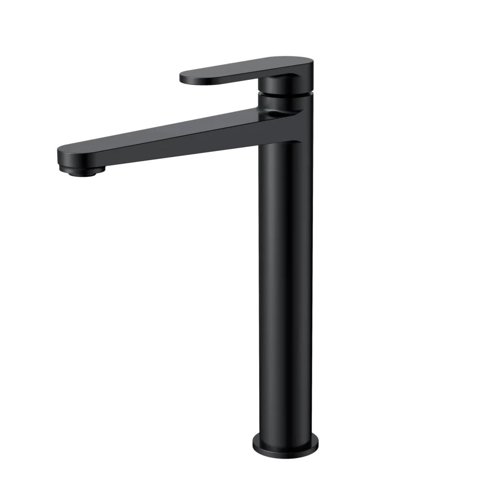 AQM6914MB Novara Смеситель для свободностоящей раковины, цвет черный матовый