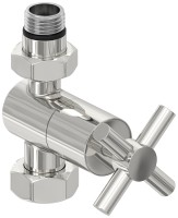 Вентиль прямой крест (G 1/2" НР х G 3/4" НГ)