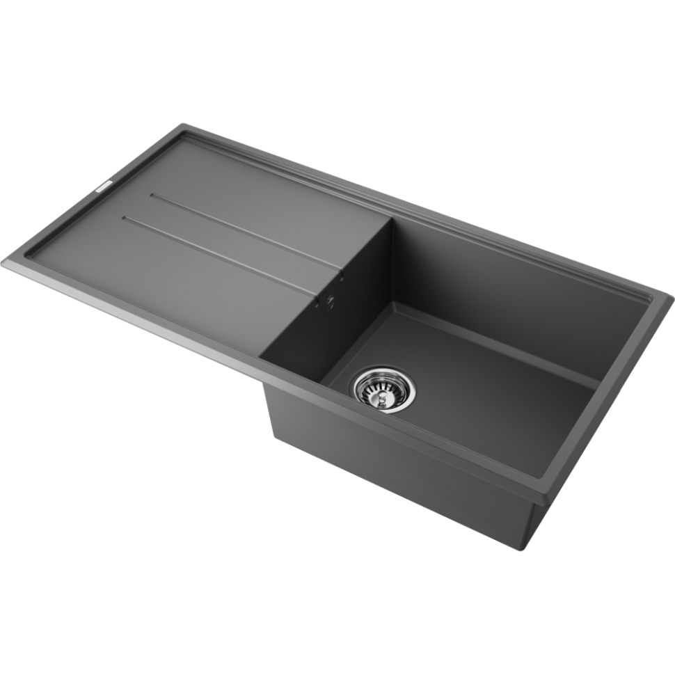 Кухонная мойка Omoikiri Tedori 100-PL Tetogranit/платина