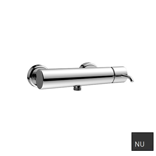 Смеситель для душа настенный Demm LEI EVOLUTION, однорычажный, чёрный матовый