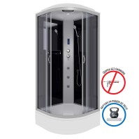 Душевая кабина Niagara Classic NG-3502-14F (100х100х215) средний поддон(26см),стекло тонированное,4 места