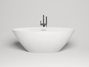 Ванна отдельностоящая DIVA 178x85 покраска по RAL полностью S-Stone Матовое