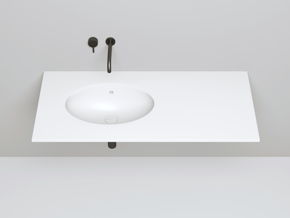 Раковина встраиваемая MAREA 12 545х375х187 S-Sense Глянцевое