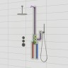 Душевая система встроенная с термостатом Timo Saona SX-2399/18SM черное золото