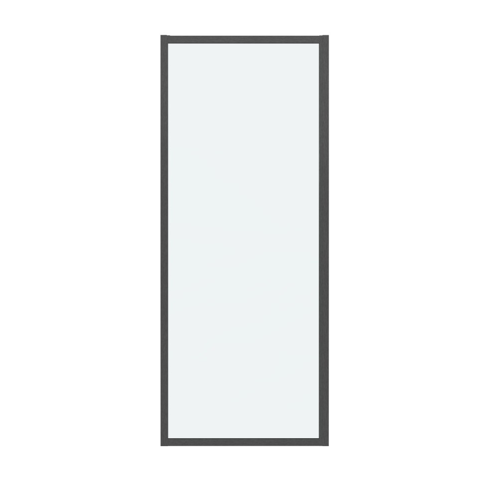 Боковая стенка Grossman Cosmo 200.K33.02.90.42.00 (90х195) графит сатин,стекло прозрачное, 1 место