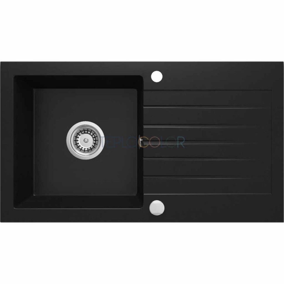 Гранитная мойка, 1-чаша с осушкой