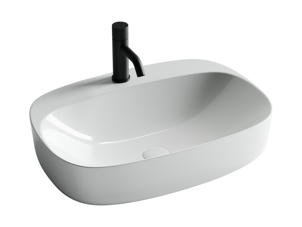 Умывальник чаша накладная овальная Element 595x420x155мм
