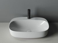 Умывальник чаша накладная овальная Element 595x420x155мм