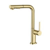 Смеситель для кухни NEO, светлое золото, Ne214419-LG, Paulmark