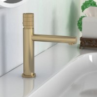 Смеситель для раковины Groove VBF-4G1BG4, брашированное золото