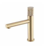 Смеситель для раковины Groove VBF-4G1BG4, брашированное золото