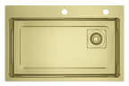 Мойка - профессиональная ручная работа Raglo, сатин золото R702