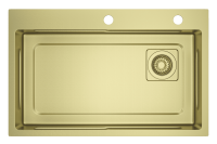 Мойка - профессиональная ручная работа Raglo, сатин золото R702