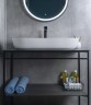 Раковина Gid N9348 51200 накладная белая 81x41x14