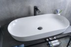 Раковина Gid N9348 51200 накладная белая 81x41x14