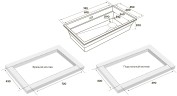 Мойка LUMI-PRO 74 UNI, IT-GRANIT, LU-PRO 74-GRM, серый металлик, 740х450, Paulmark