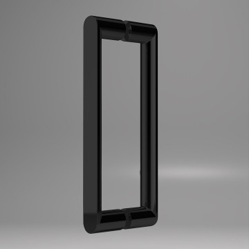 Душевая дверь Дайс (Dice) VDS-4D130CLB, 1300, черный, стекло прозрачное