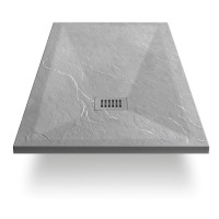 Поддон для душа из искусственного камня VST-4SR9016G, 1600*900*30, серый