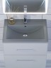 Раковина для ванной кварцевая Uperwood Foster Quartz 60х40,5х16,5 см, серая матовая, бетон