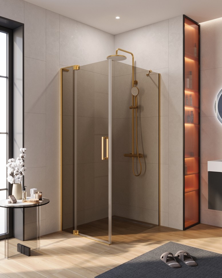 Душевой уголок CEZARES SLIDER-AH-1-80-100/110-BR-BORO