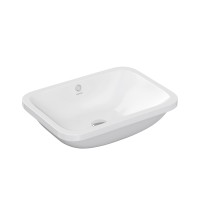 Раковина BERGES Ego встраиваемая снизу, 55х41 см, без отверстия под смеситель